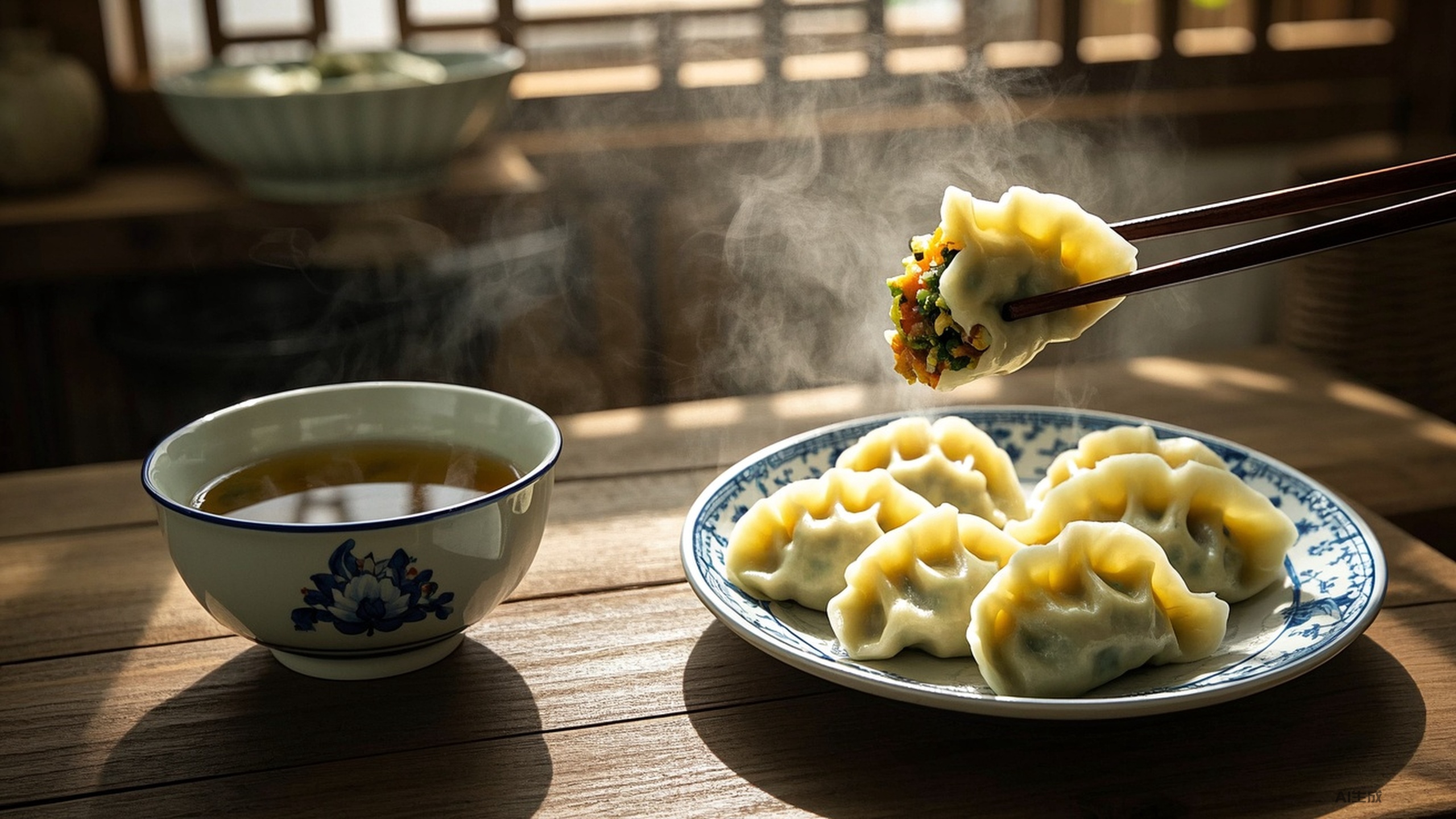 素馅饺子:北方饺子馆里的健康美味新选择