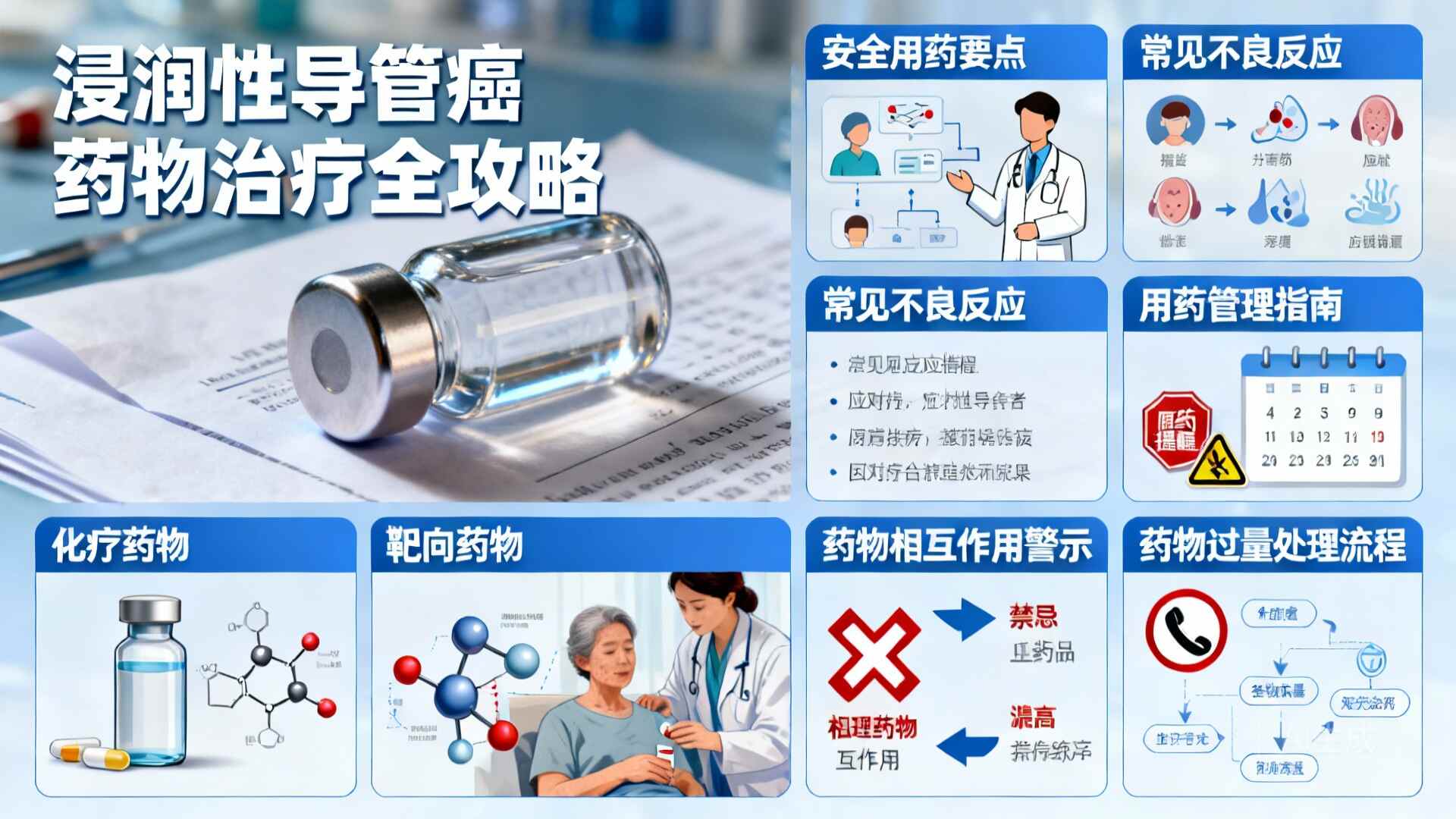 科普，浸润性导管癌治疗药品全指南：安全用药细节全面解析封面图