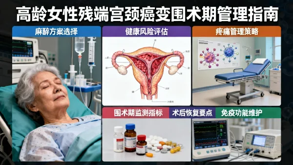 麻醉领域的应用与残端宫颈癌变的健康风险与应对措施