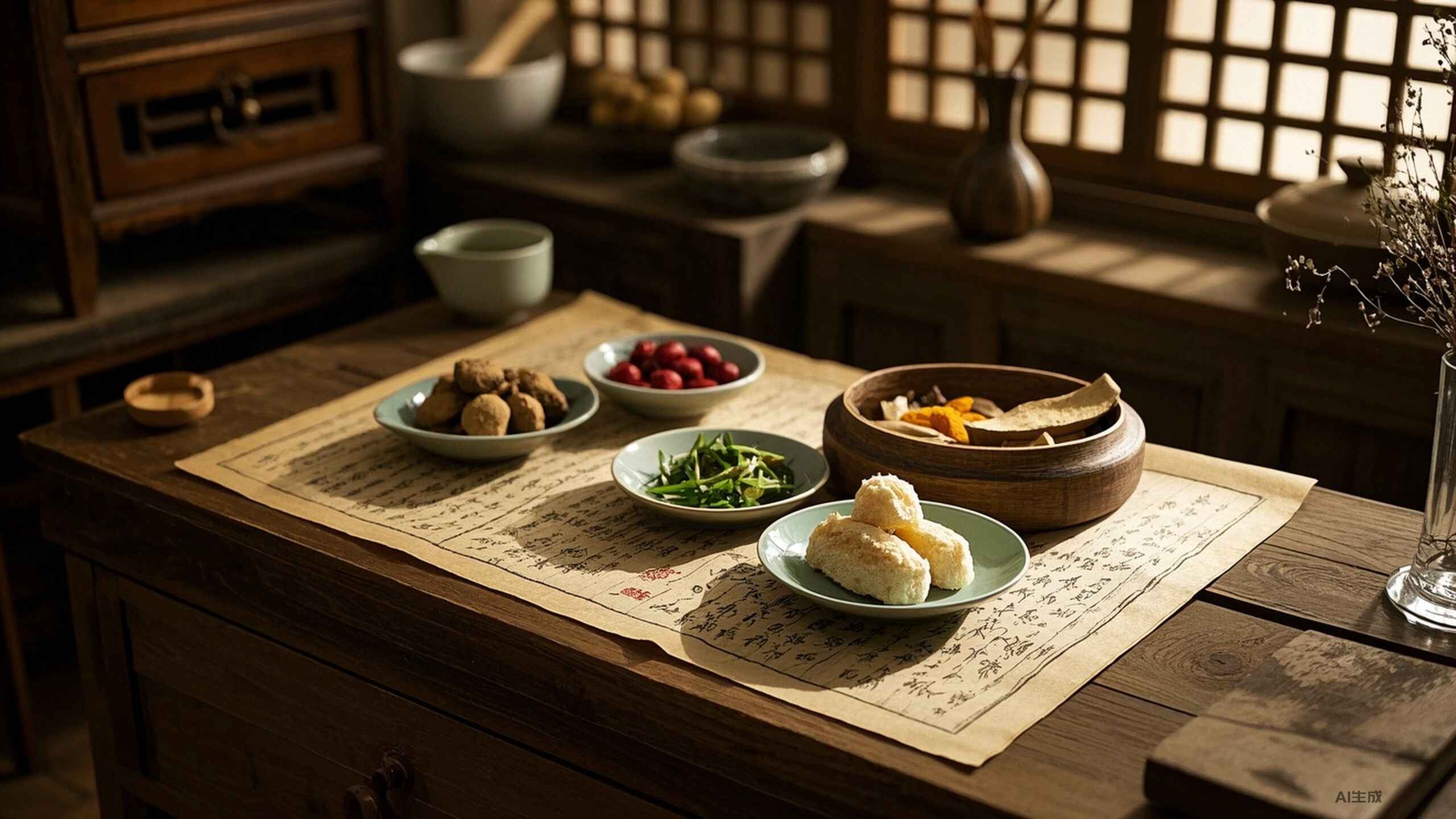 科普，厨房里的<span style="color: #da4707">养生</span>智慧：中医与<span style="color: #da4707">饮食</span>的完美融合