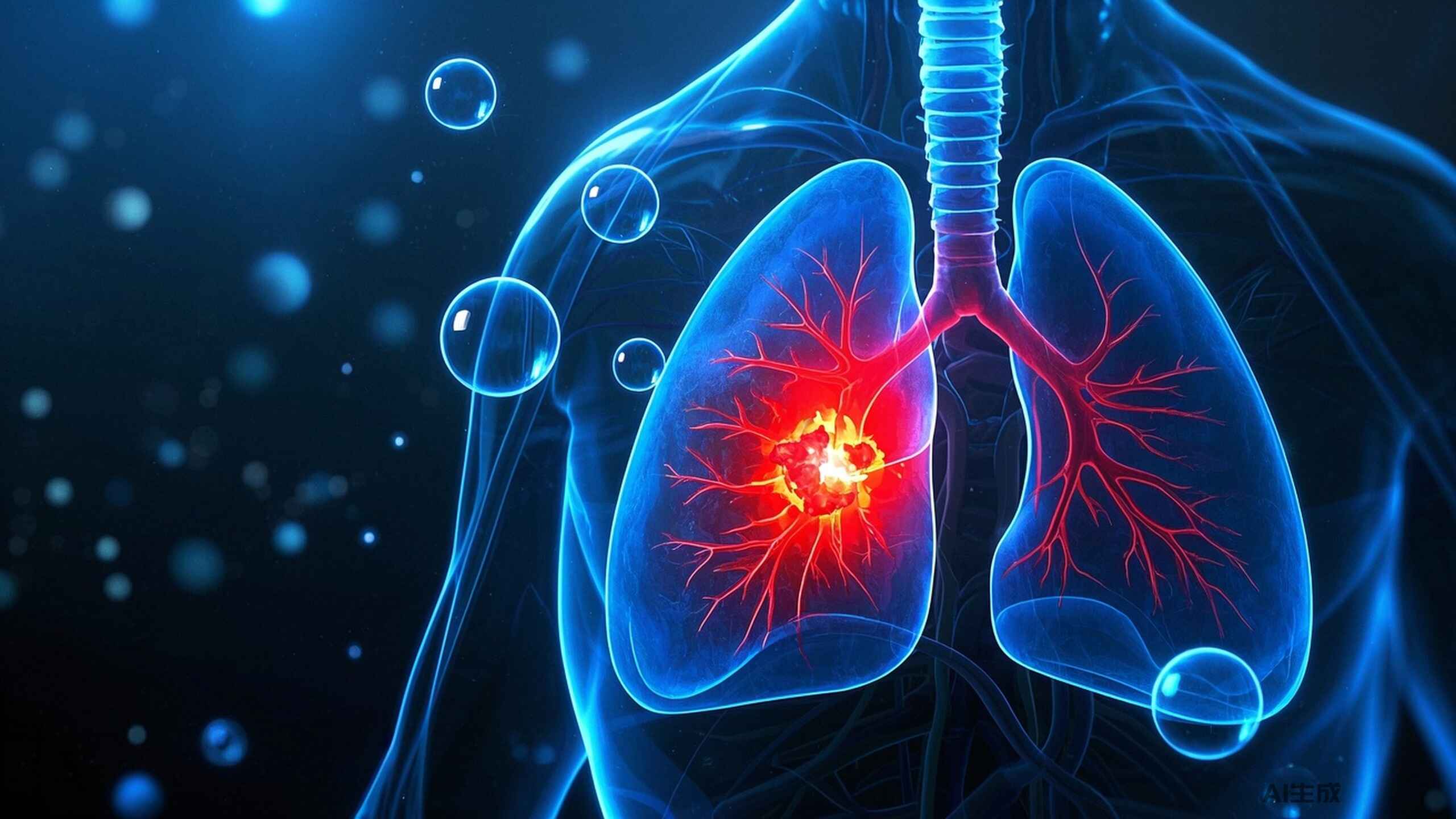 科普，肺部感染风险警示：识别症状与科学治疗指南封面图