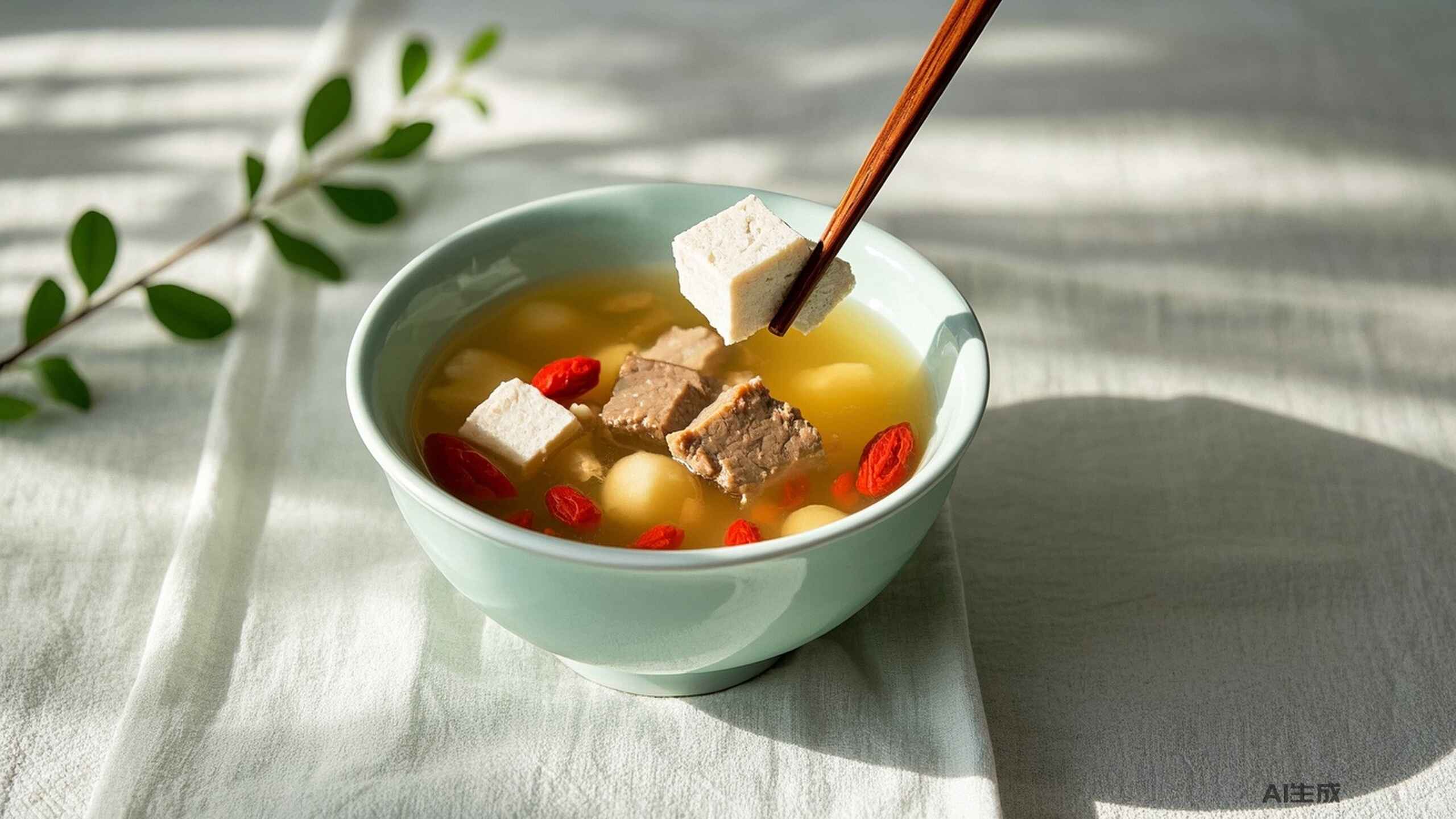 清明节前后<span style="color: #da4707">食疗</span>——茯苓瘦肉汤
