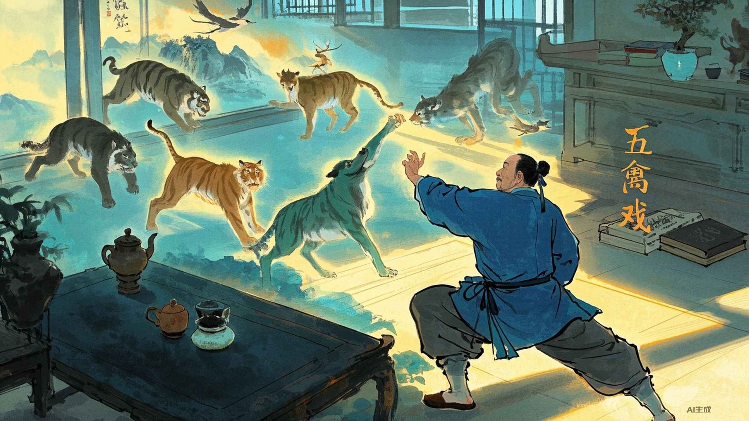 科普，五禽戏：古老养生智慧的现代<span style="color: #da4707">启示</span>