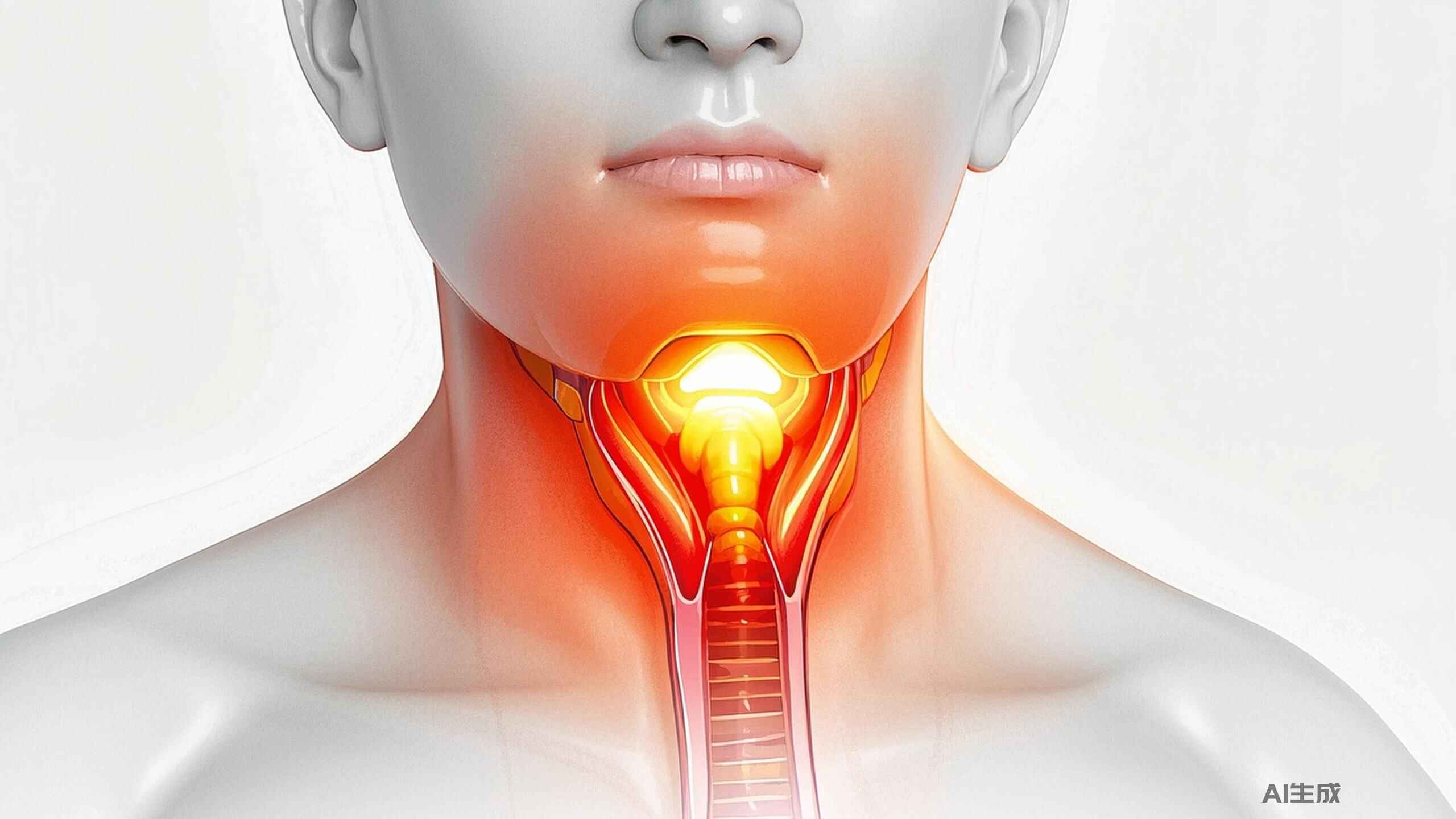 科普，急性咽喉炎识别与应对指南，缓解咽痛不再难封面图