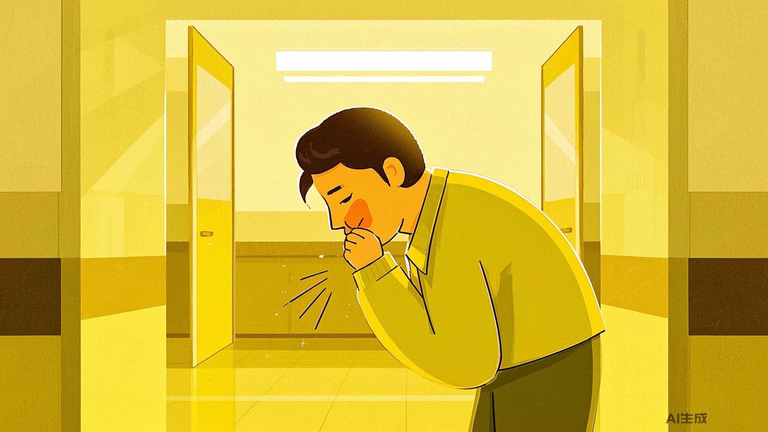 科普，咳嗽不止，别忽视上呼吸道感染可能转为支气管炎！封面图