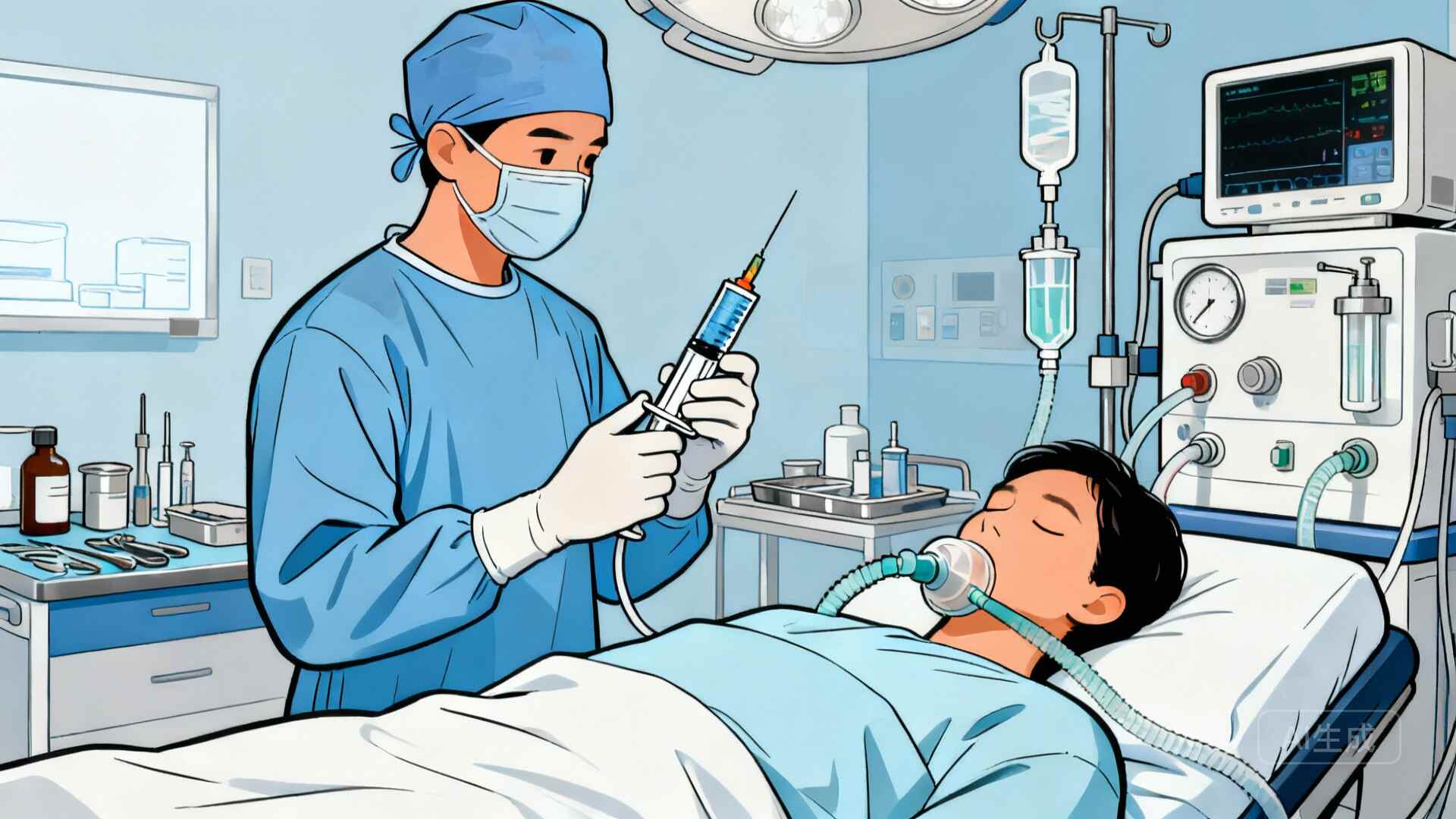 科普,麻醉在手术中的重要性——一份亲切实用的健康指南封面图