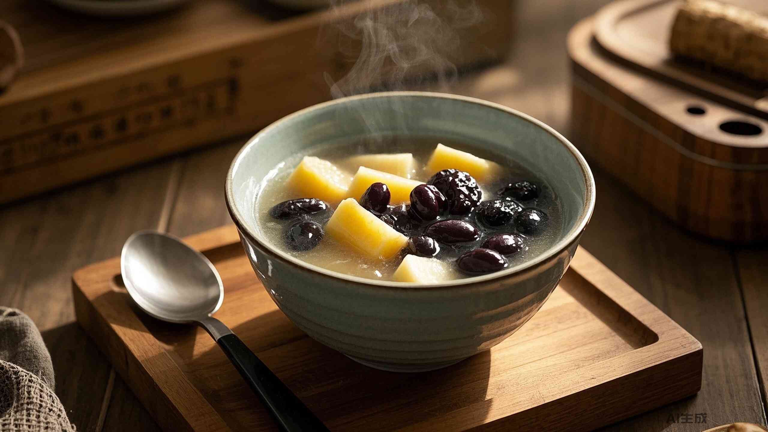 "水土济世汤"——<span style="color: #da4707">山药</span>熟地黑豆汤