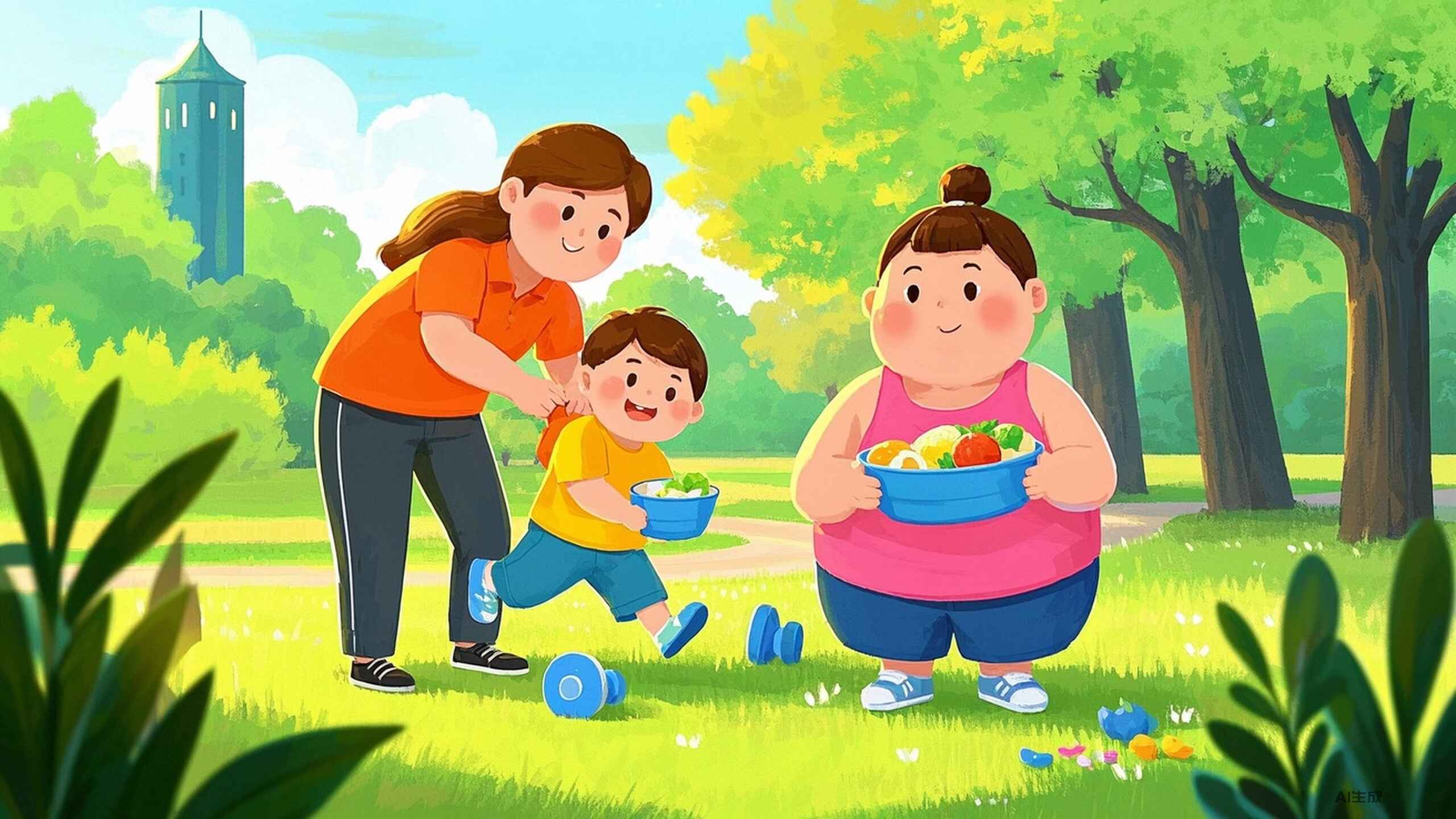 科普，别让孩子的<span style="color: #da4707">童年</span>被肥胖束缚：有效的预防与控制策略