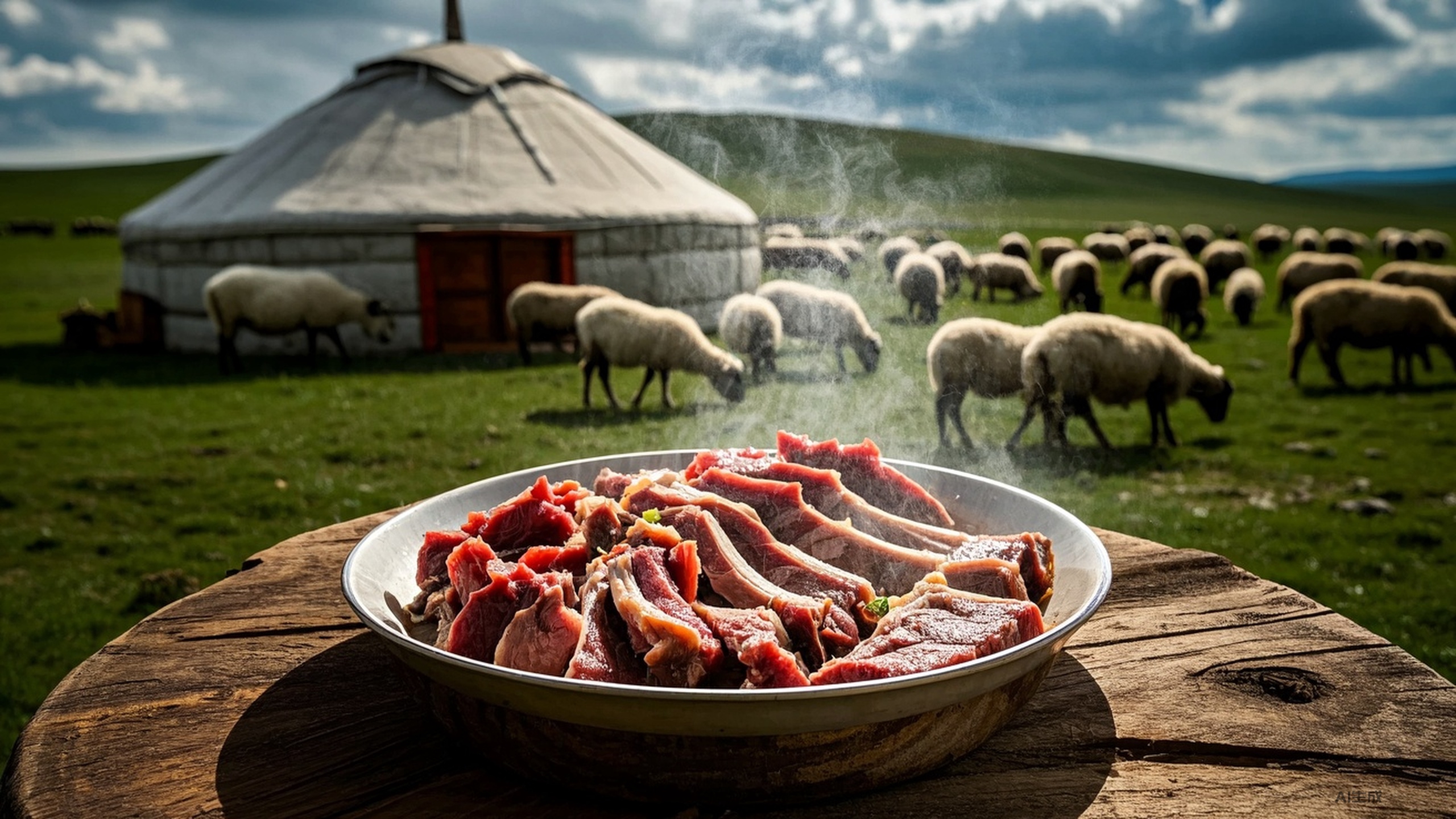 内蒙古手扒羊肉：去肥边的技巧与智慧