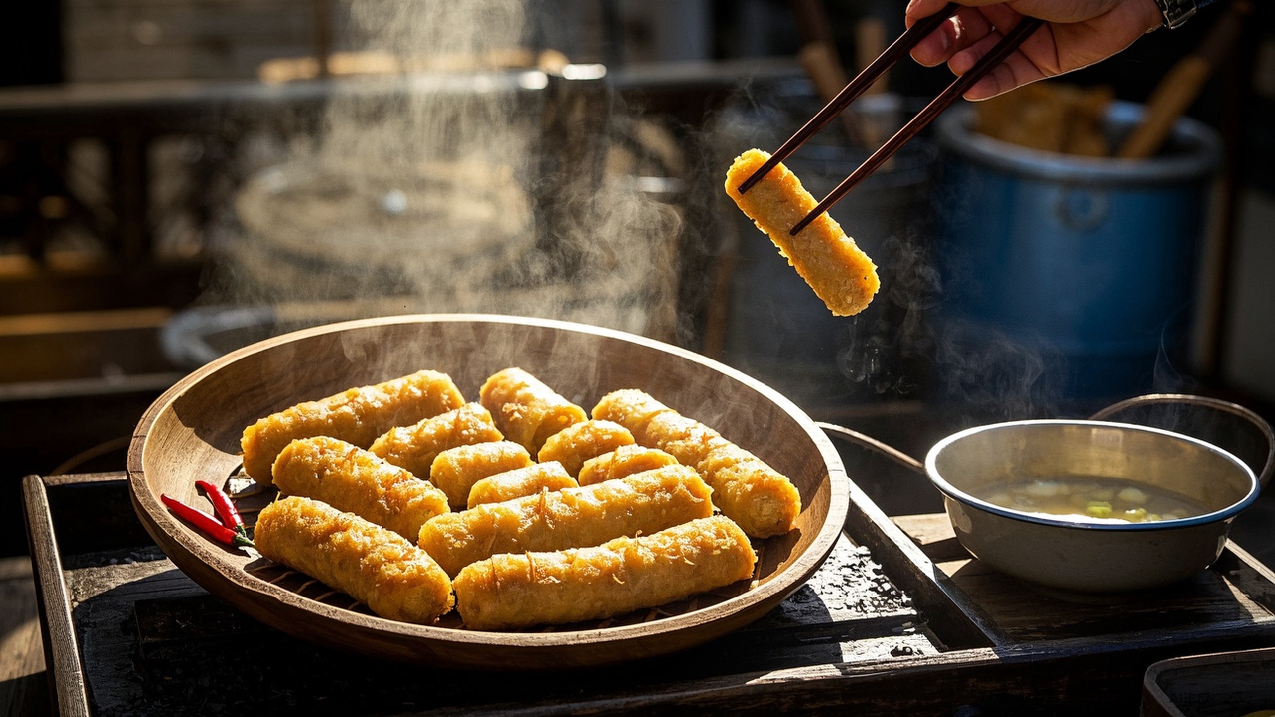 老北京炸灌肠：美味与健康的平衡之道