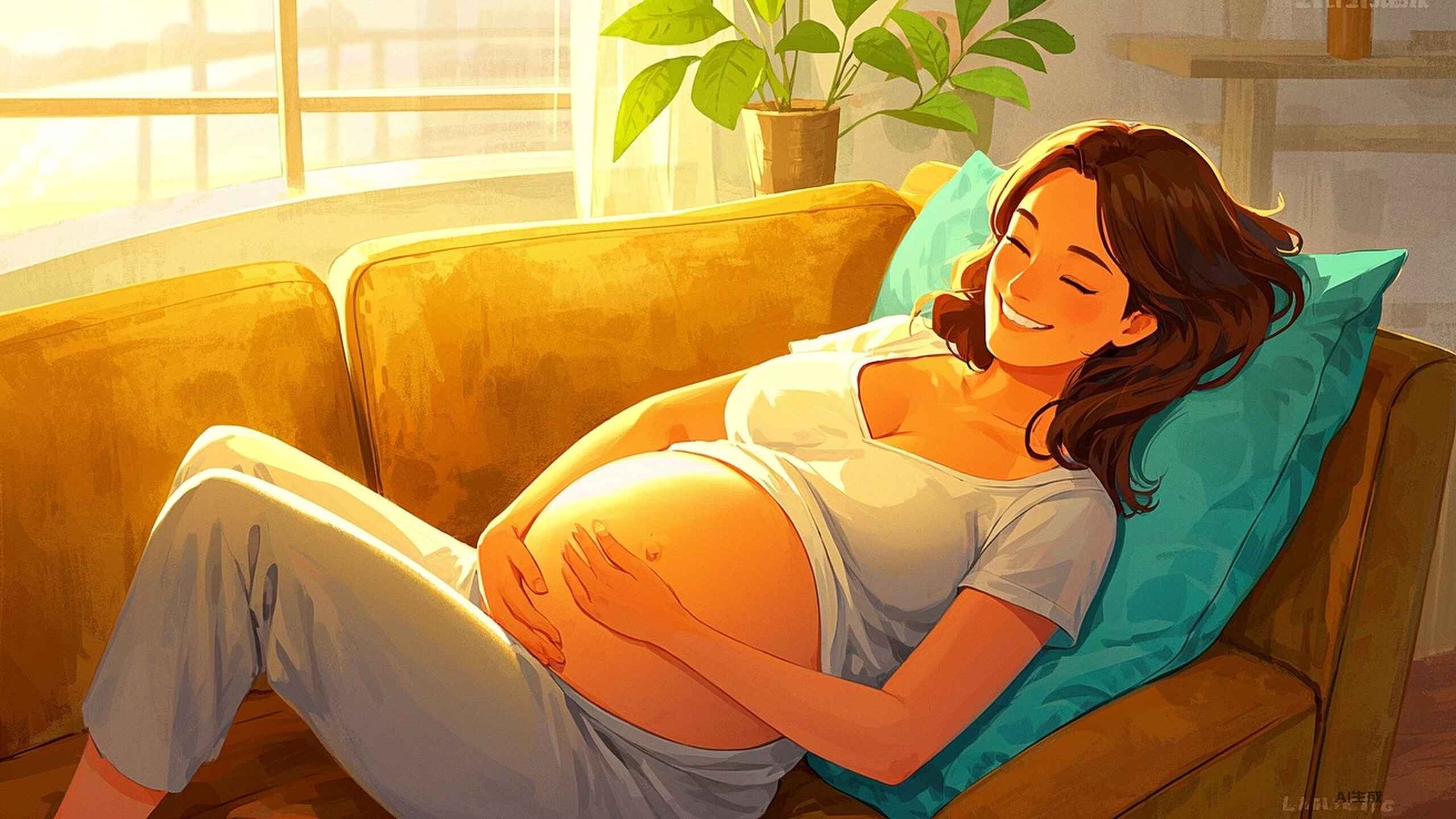 科普，孕晚期水肿：实用护理方法与健康管理封面图