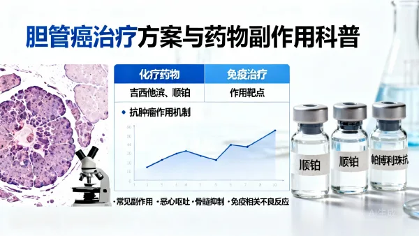 胆管癌晚期用药详解：吉西他滨、顺铂与帕博利珠单抗的正确使用指南