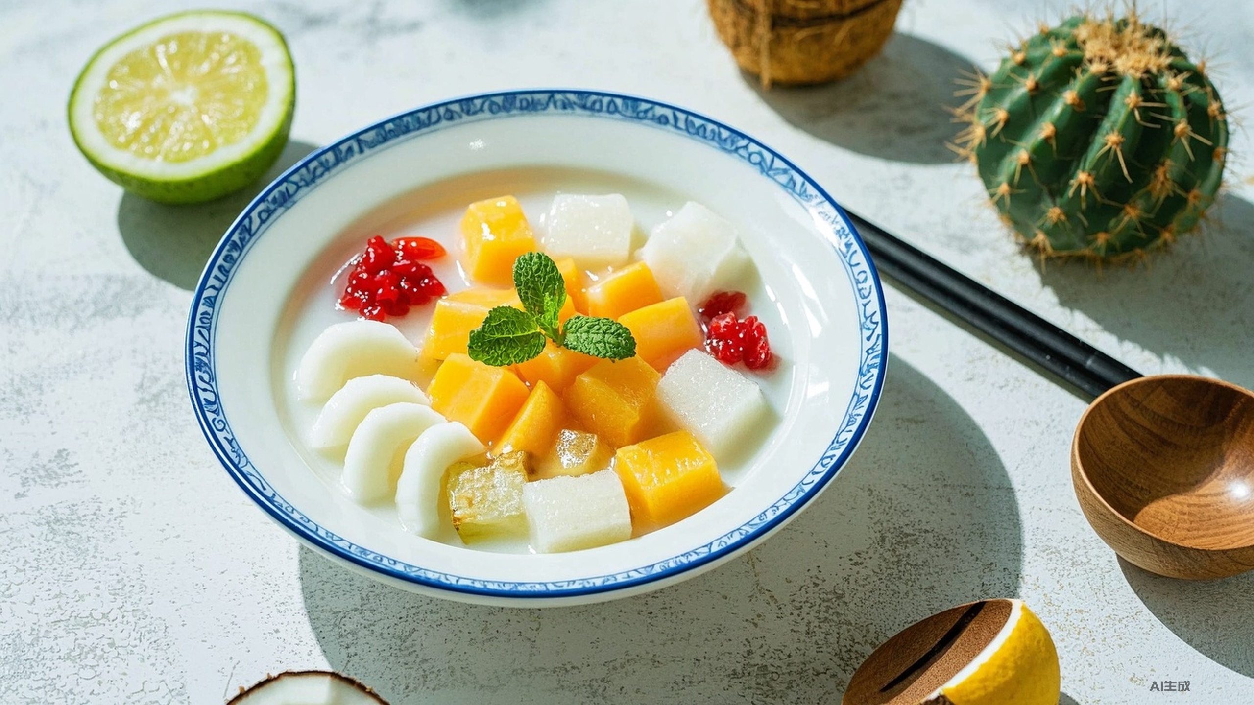 华南糖水的健康新吃法：低卡甜品指南