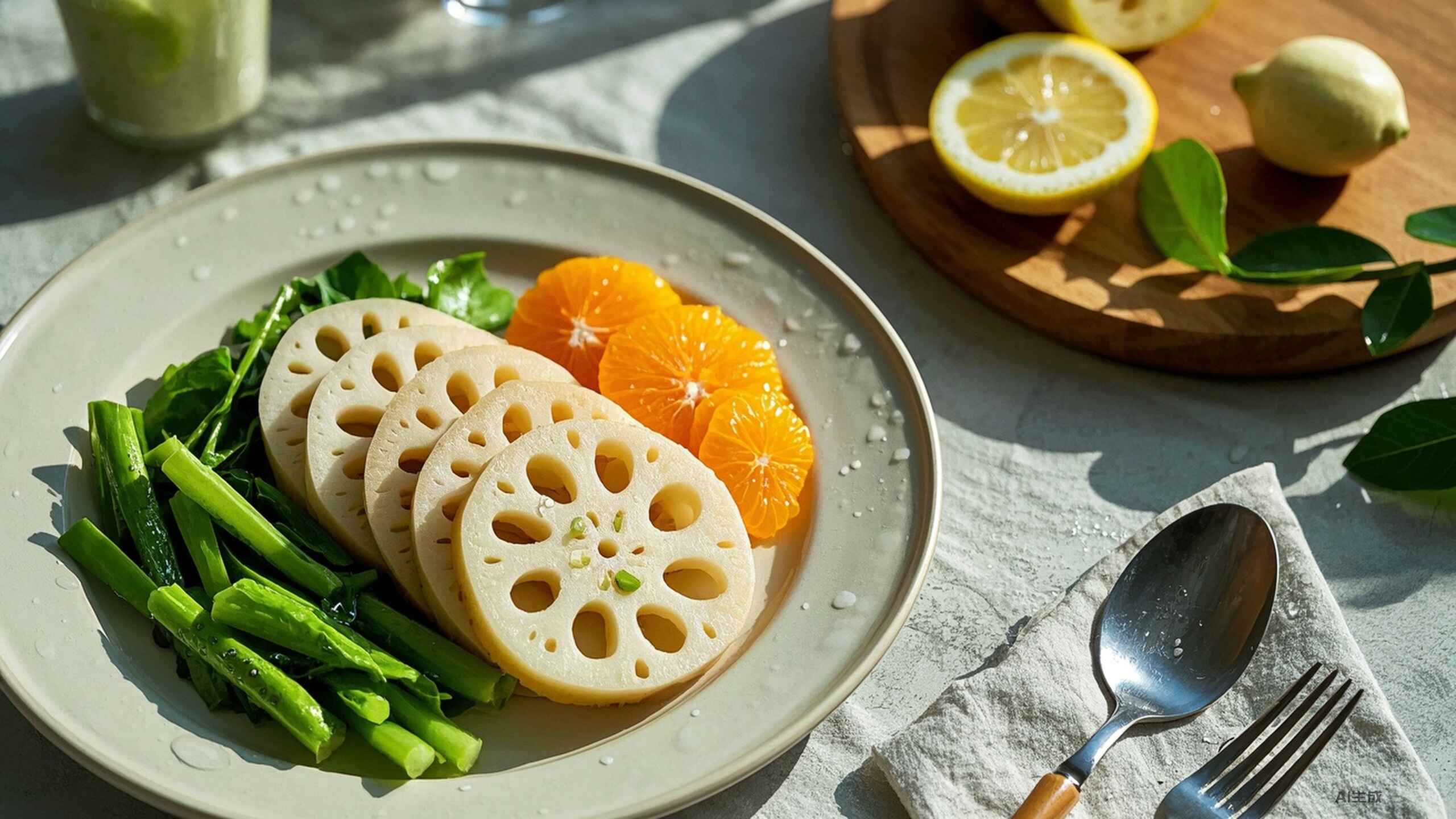 科普，莲藕的魅力：健康<span style="color: #da4707">低</span><span style="color: #da4707">卡</span>料理的创意之旅