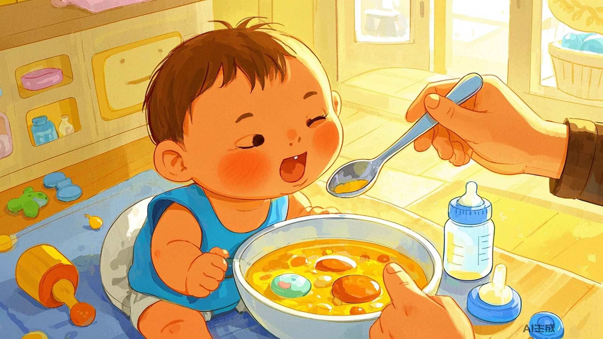 科普，开启味蕾之旅：婴幼儿辅食添加全攻略封面图