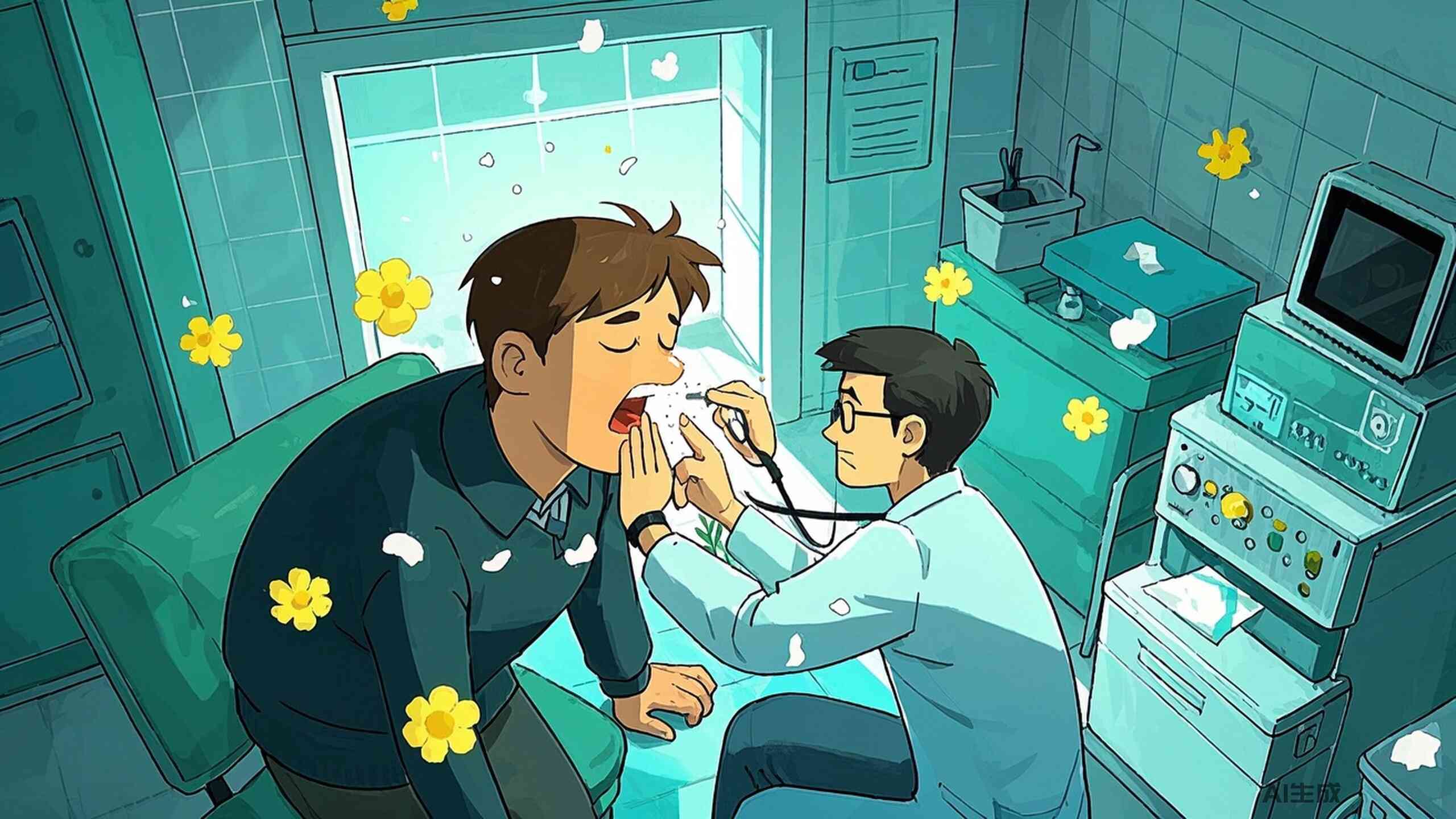 摆脱过敏的烦恼：变应性鼻炎的预防与治疗指南封面图