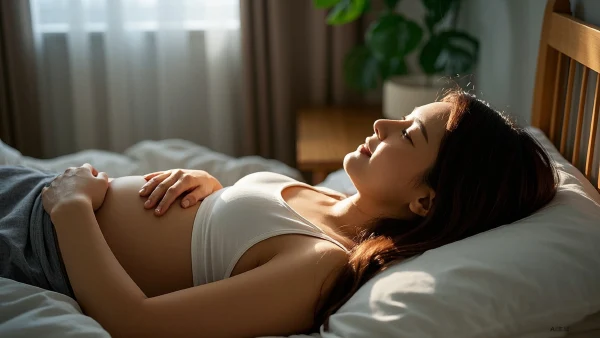 甜蜜期待中的美好睡眠：孕妇晚期正确睡姿指南