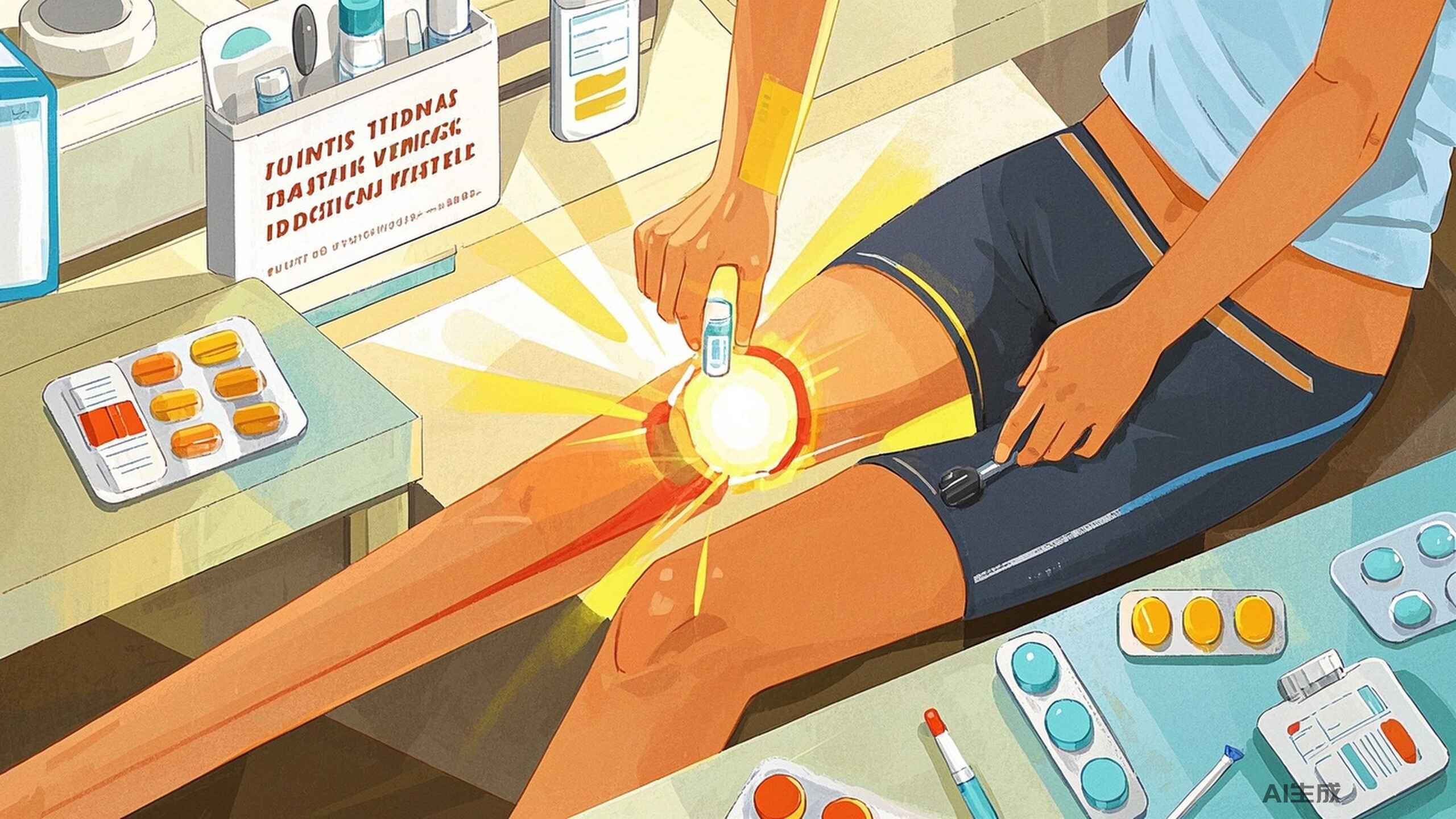 科普，走出<span style="color: #da4707">疼痛</span>的阴霾：<span style="color: #da4707">膝关节</span>炎的药物治疗全解析