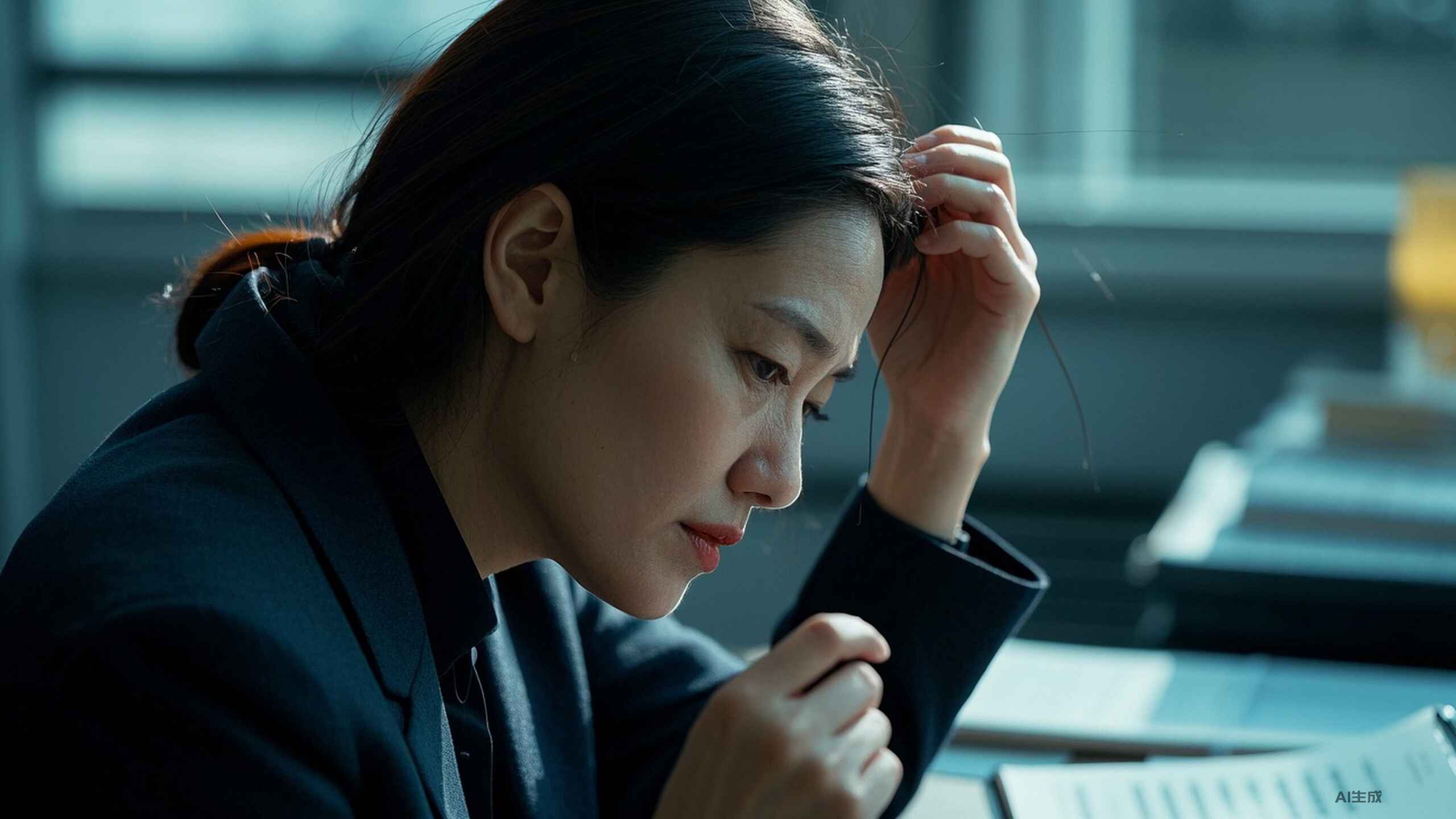 科普，压力与<span style="color: #da4707">掉</span><span style="color: #da4707">发</span>：你可能未曾察觉的关系