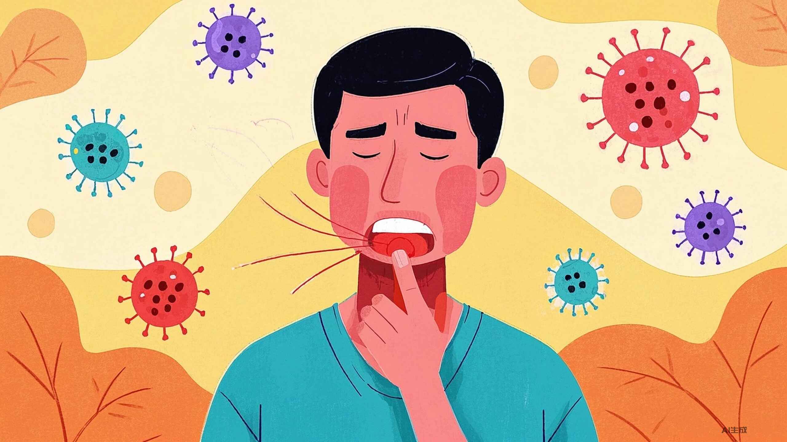 科普，当咽<span style="color: #da4707">扁桃体炎</span>来袭：揭开<span style="color: #da4707">症状</span>背后的真相