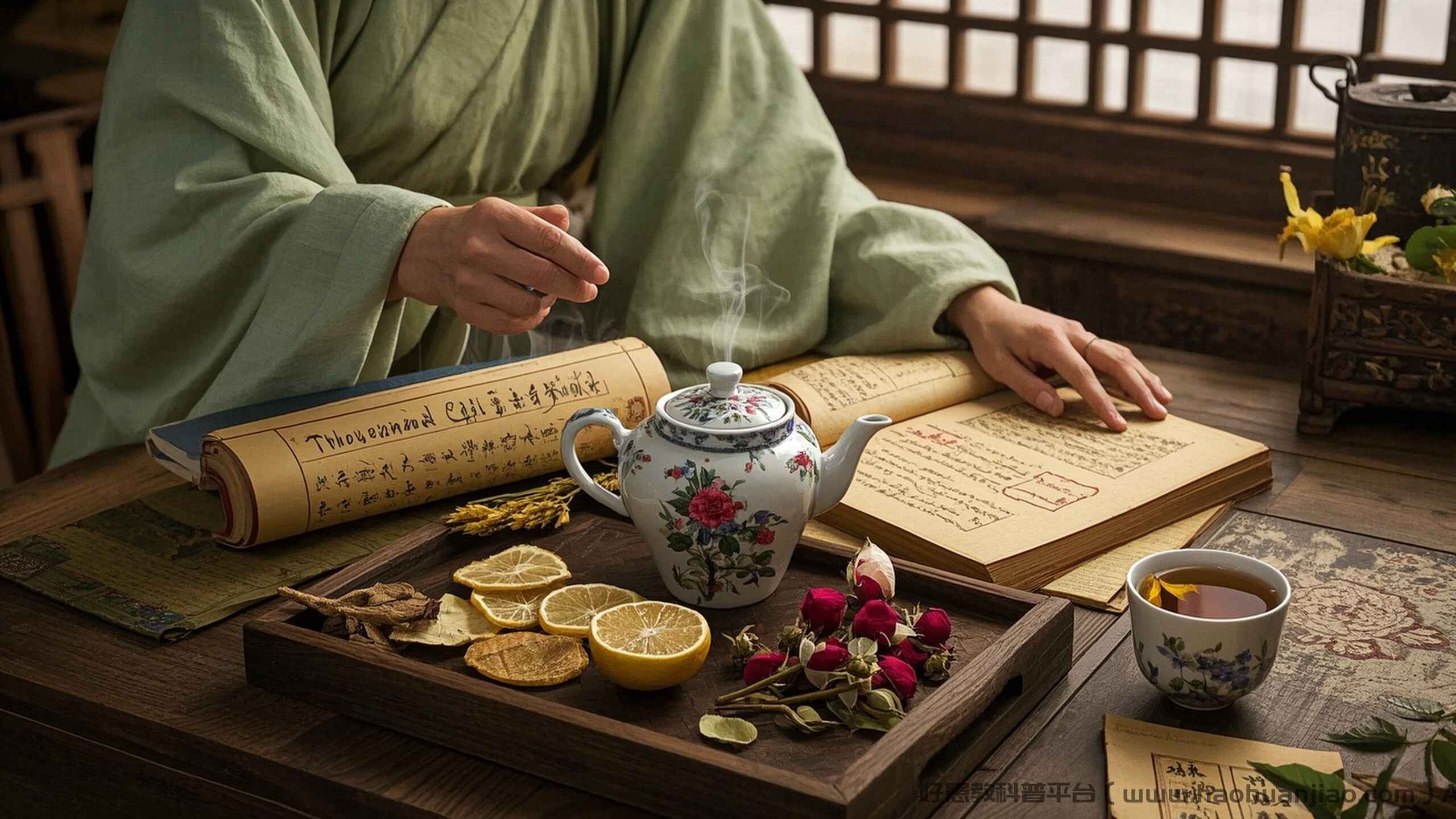 从《千金方》到玫瑰花佛手茶的中医<span style="color: #da4707">消</span><span style="color: #da4707">脂</span>传承
——解密唐代仕女图卷中隐藏的"疏肝解郁"减肥密码