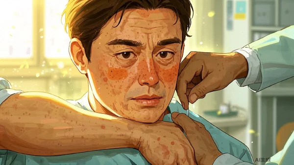 慢性荨麻疹与色素痣:一份体检报告引发的思考