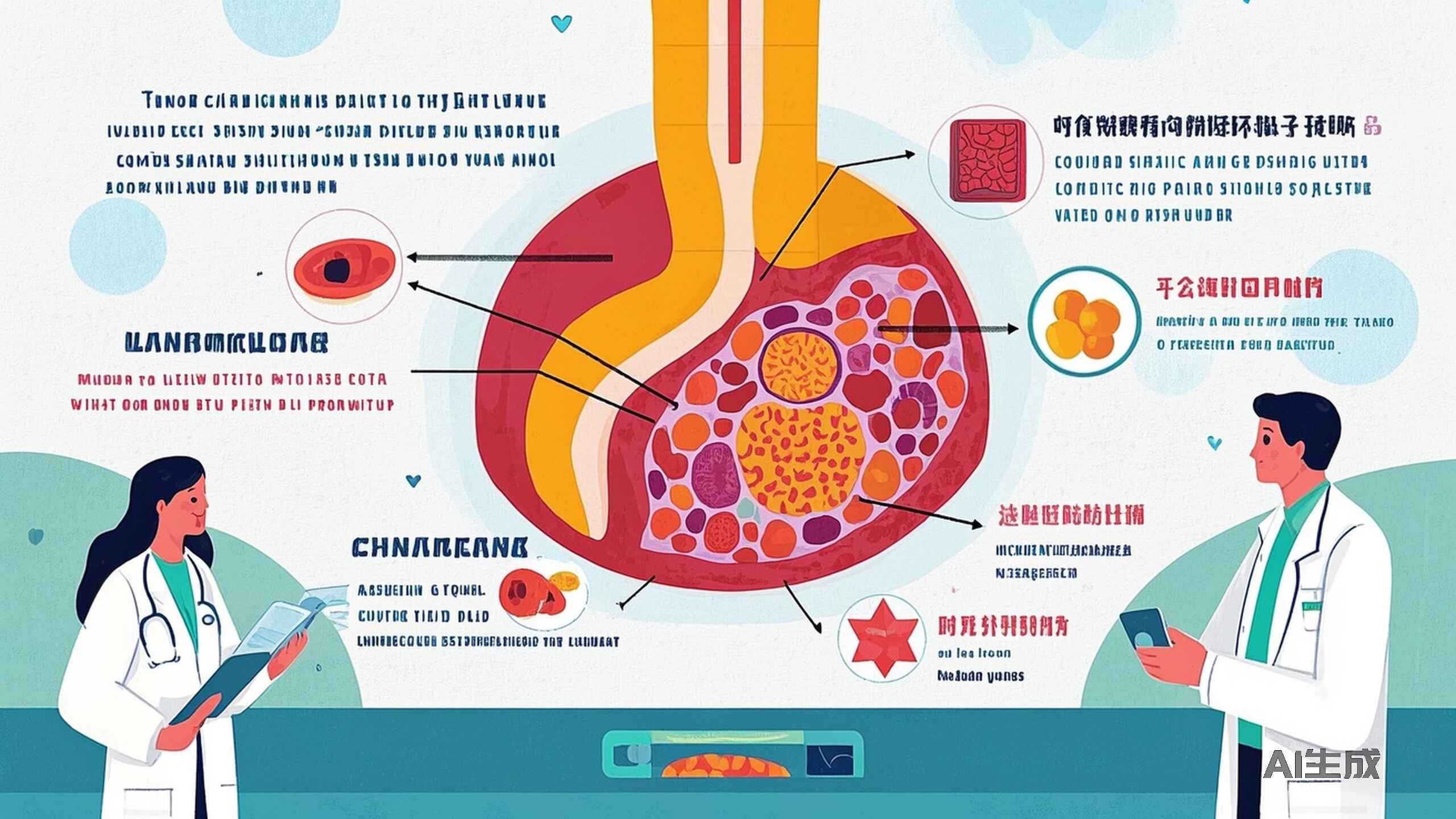 科普,食管癌鳞状细胞癌治疗用药全流程要点——中分化术后常见药品安全指南封面图