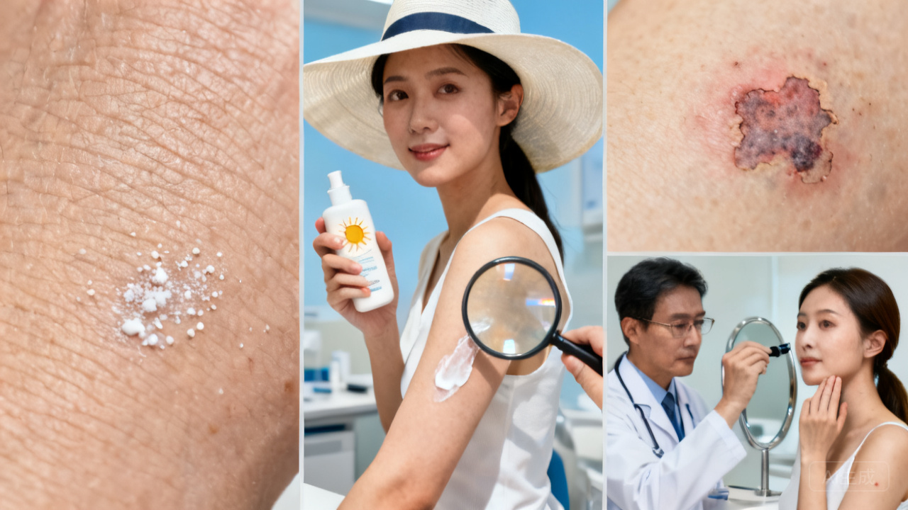 紫外线与皮肤癌防护全攻略:实用措施与规范治疗方案