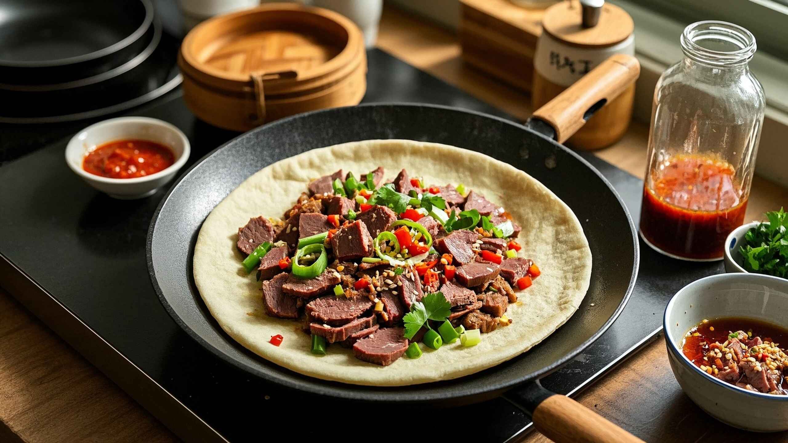 科普，美味与健康的交融：驴肉火烧的<span style="color: #da4707">低</span><span style="color: #da4707">脂</span>制作指南