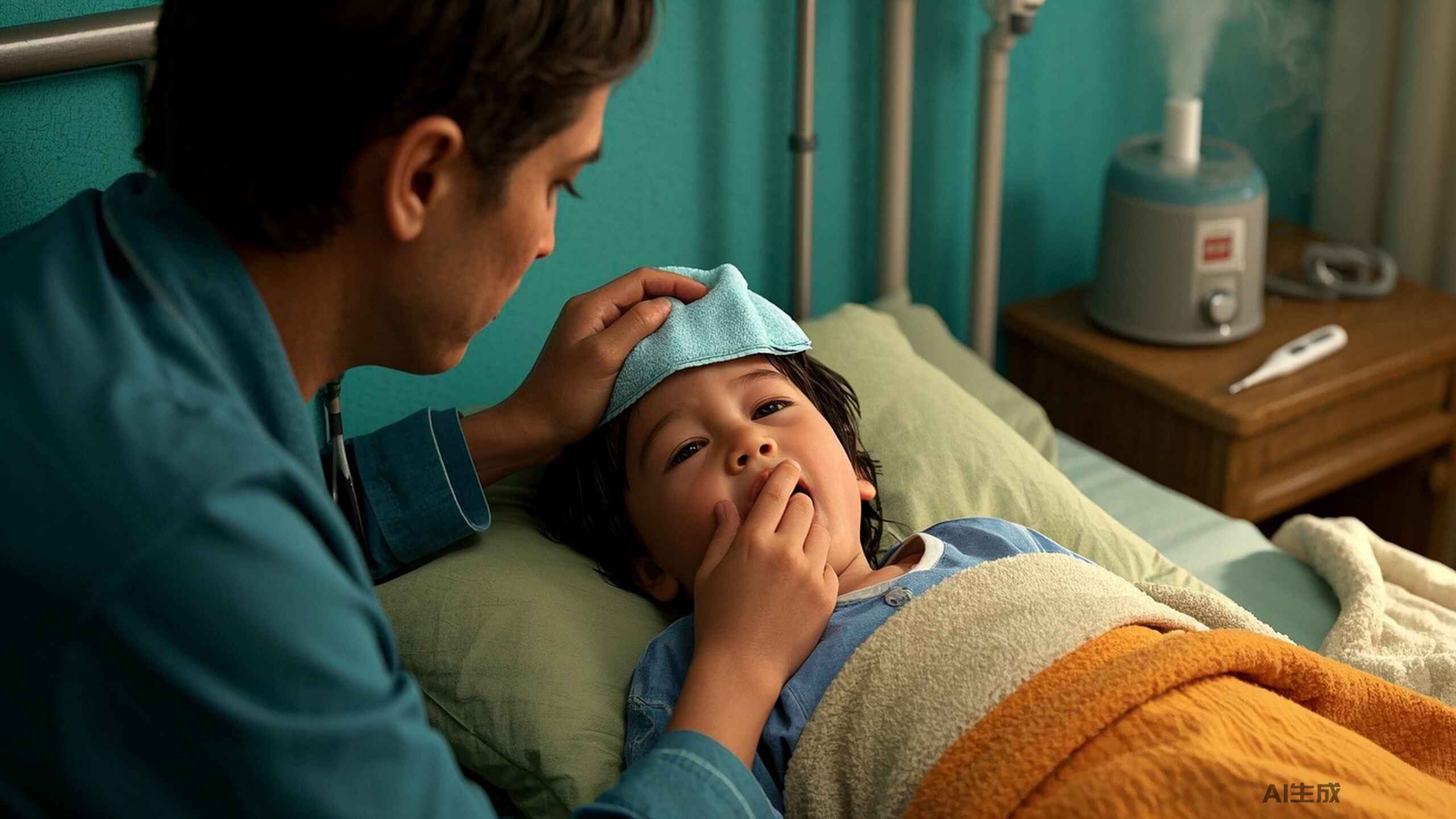 科普，儿童呼吸道感染与发热的科学应对技巧封面图