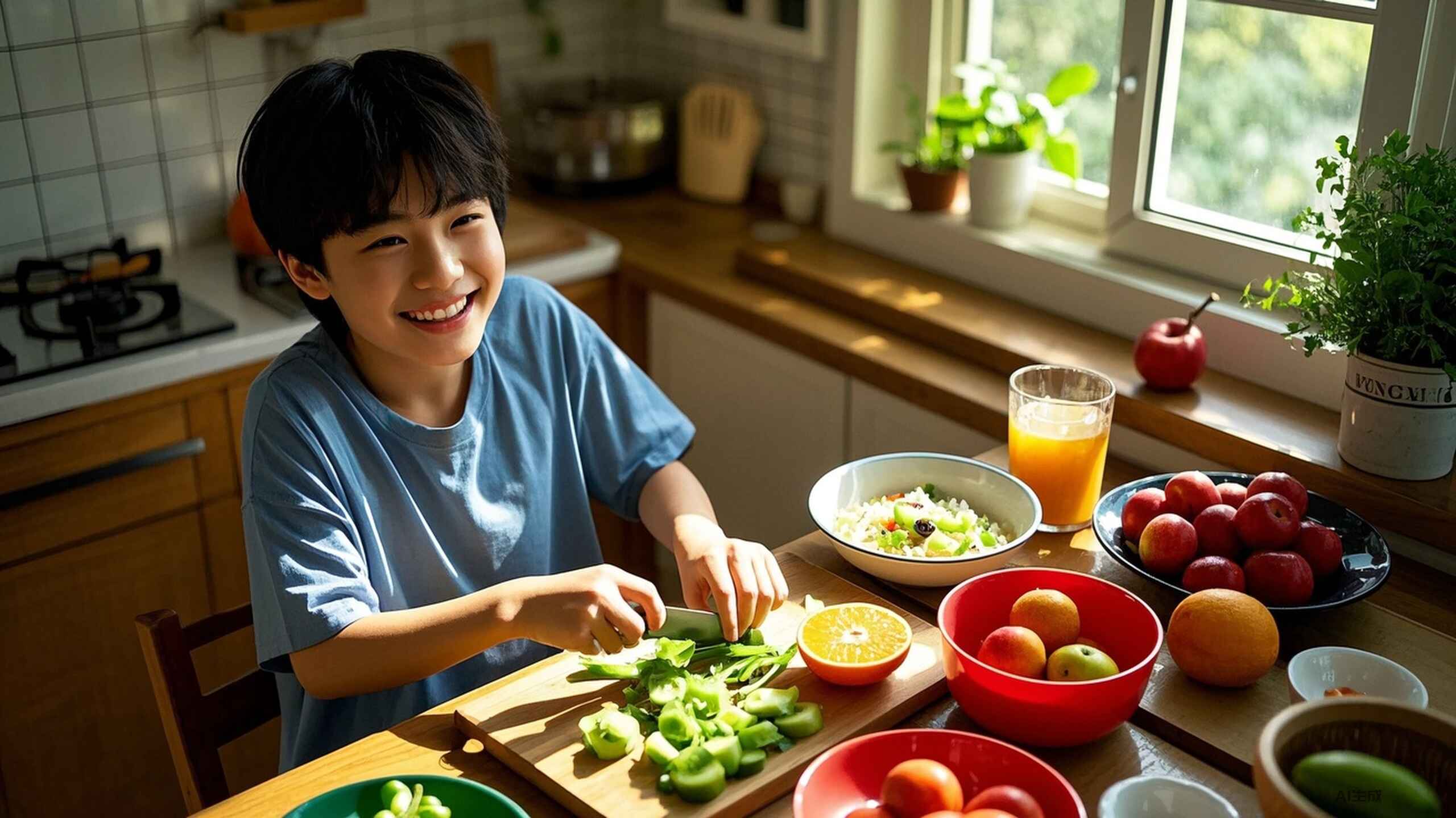 科普，护眼之道：青少年如何通过饮食与营养保护眼睛封面图