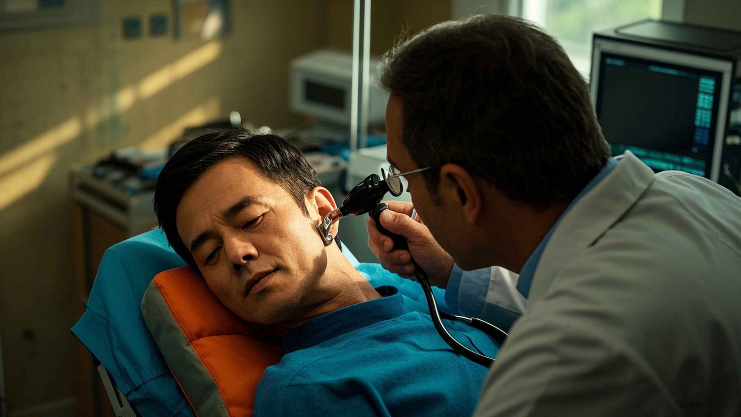 科普，<span style="color: #da4707">中耳炎</span>：听见健康的警报及其<span style="color: #da4707">症状</span>与治疗全解析