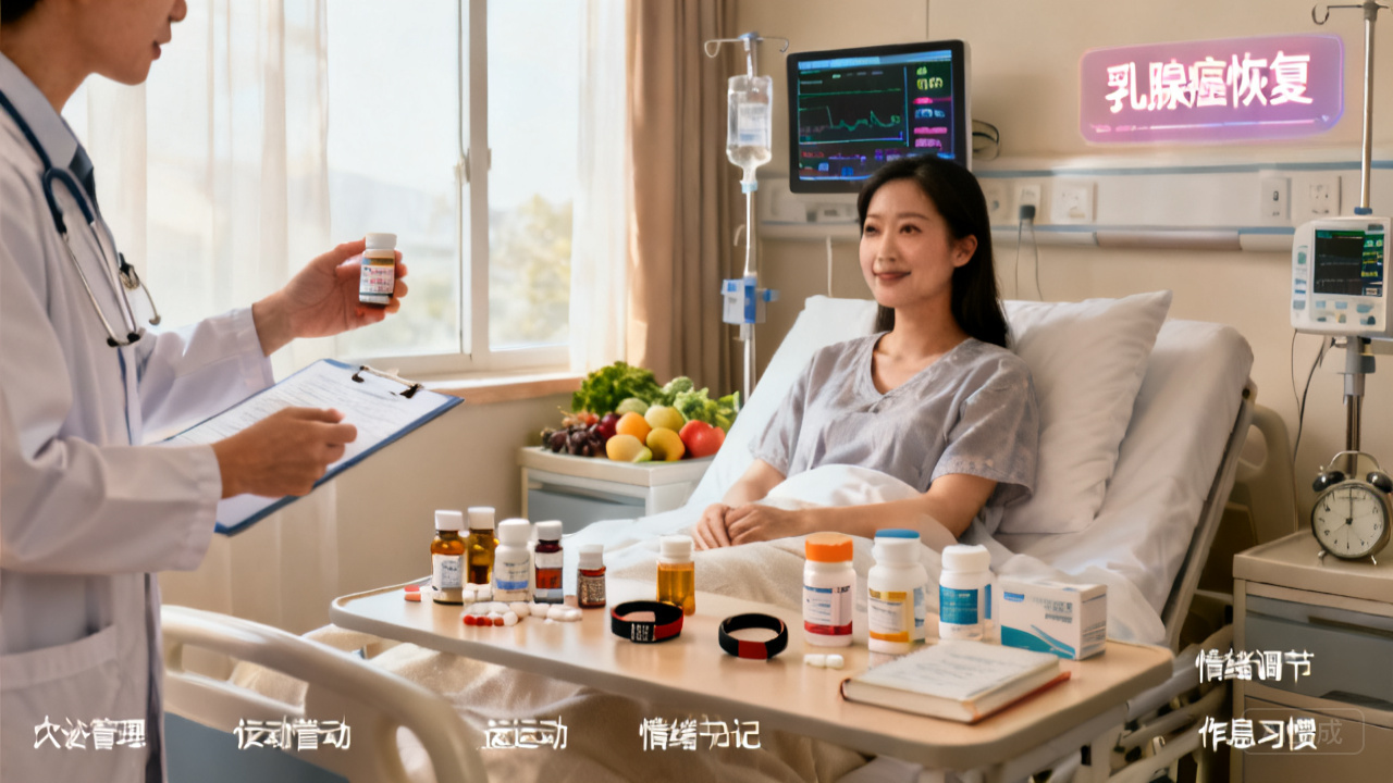 乳腺肿瘤全程健康管理:药物治疗与生活干预实用指南