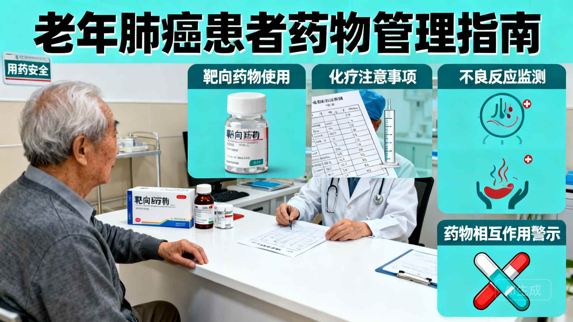 科普，肺癌四期药品<span style="color: #da4707">用法</span>与安全管理实用指南