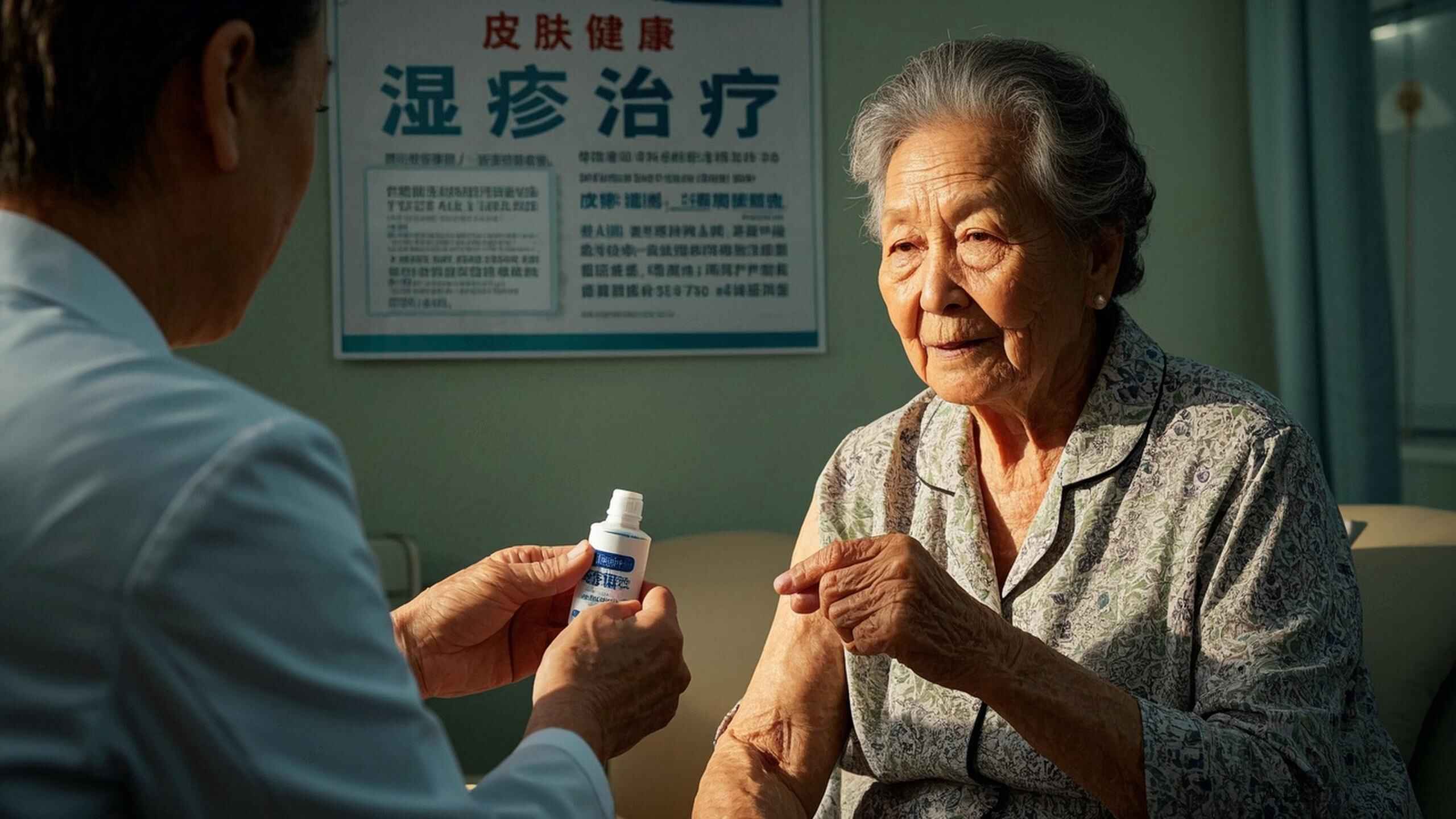 科普，76岁女性罹患湿疹——如何应对这令人<span style="color: #da4707">烦恼</span>的<span style="color: #da4707">皮肤</span>问题？