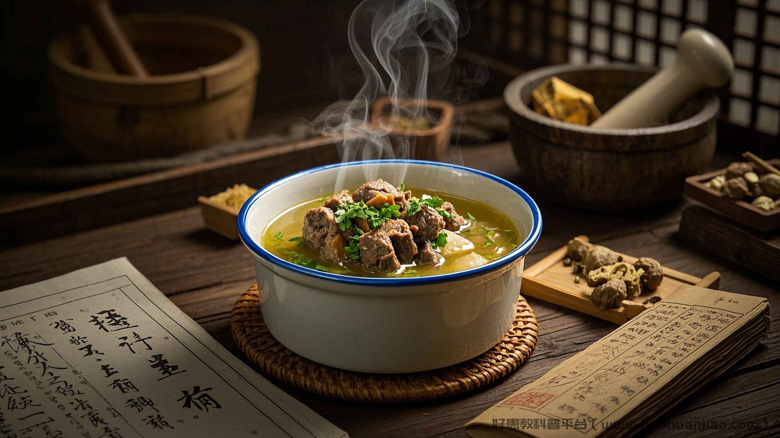 艾附暖胞羊肉煲:点燃命门火,破译"冰封型肥胖"密码