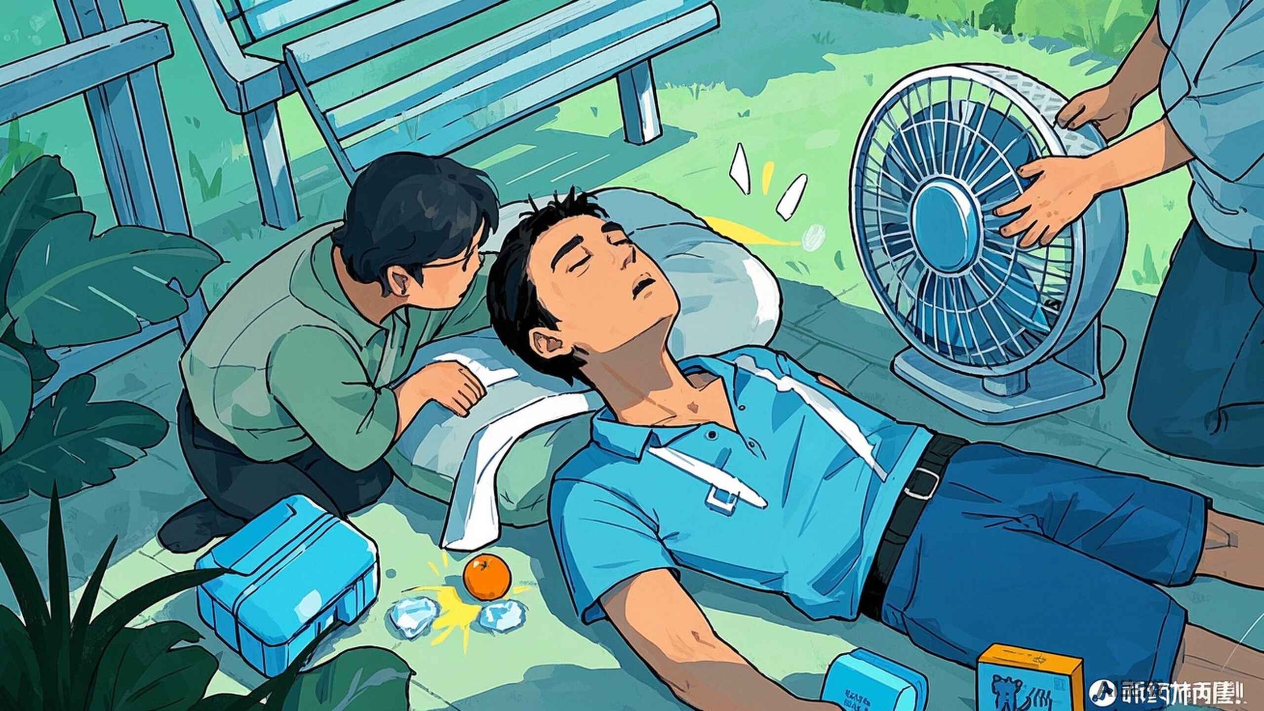 科普，夏日<span style="color: #da4707">高温</span>中的健康守护：中暑急救与降温方法指南