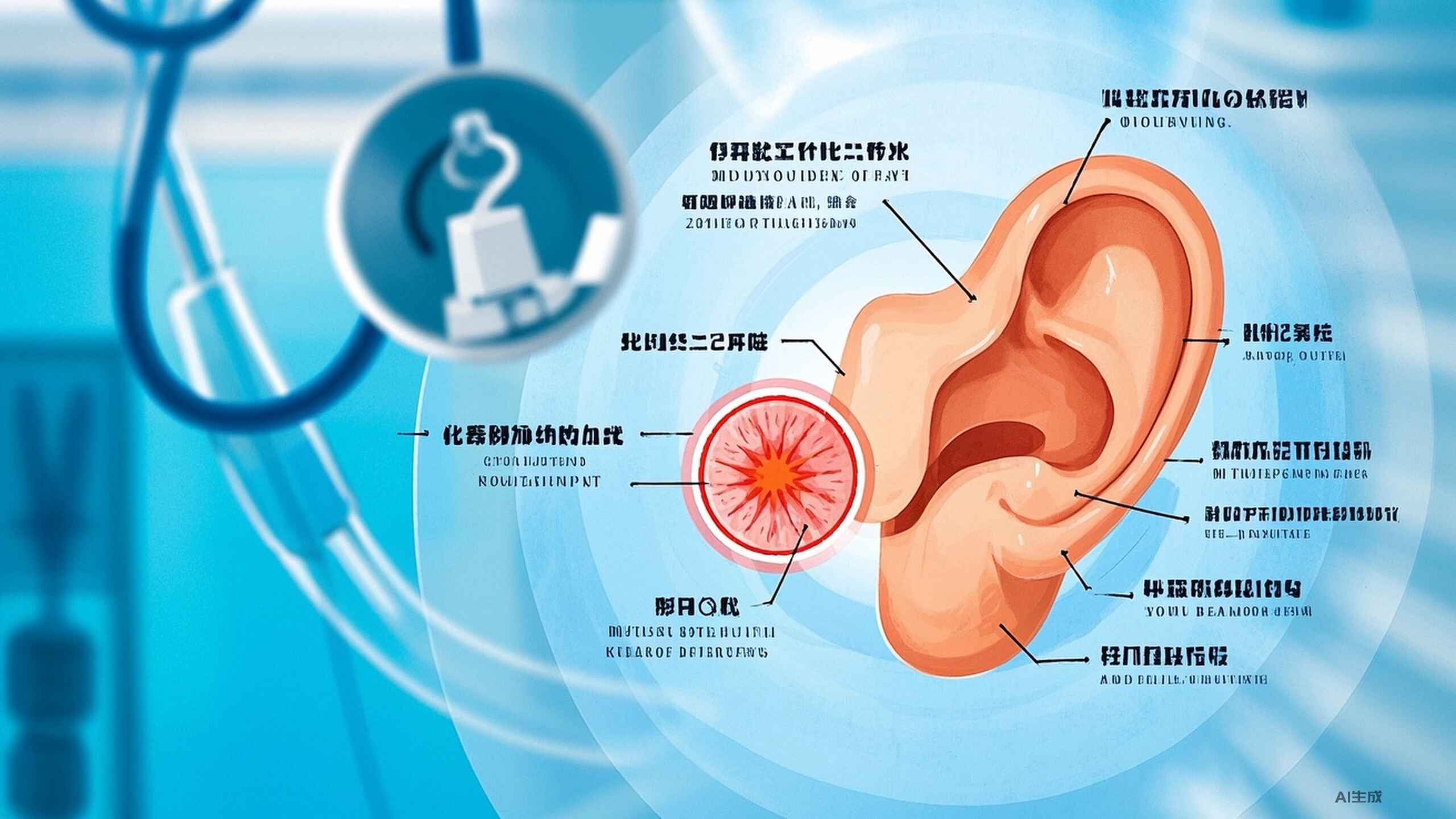 科普，揭秘<span style="color: #da4707">中耳炎</span>：耳鸣背后的隐秘故事